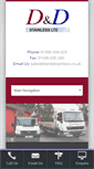 Mobile Screenshot of danddstainless.co.uk